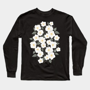 Gentle white field bindweed Long Sleeve T-Shirt